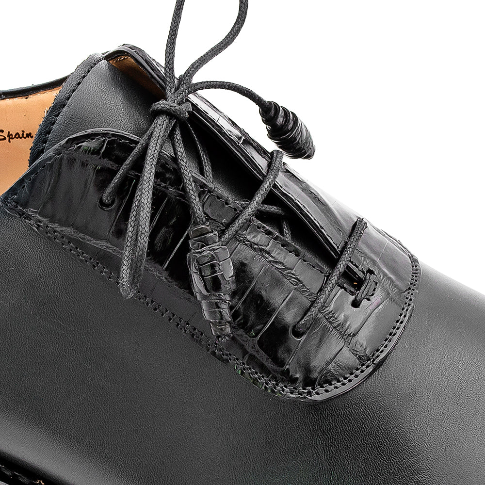 Patina Calf/Crocodile Oxford