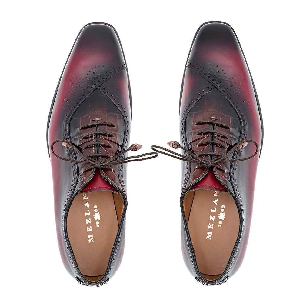 Calf/Alligator Oxford