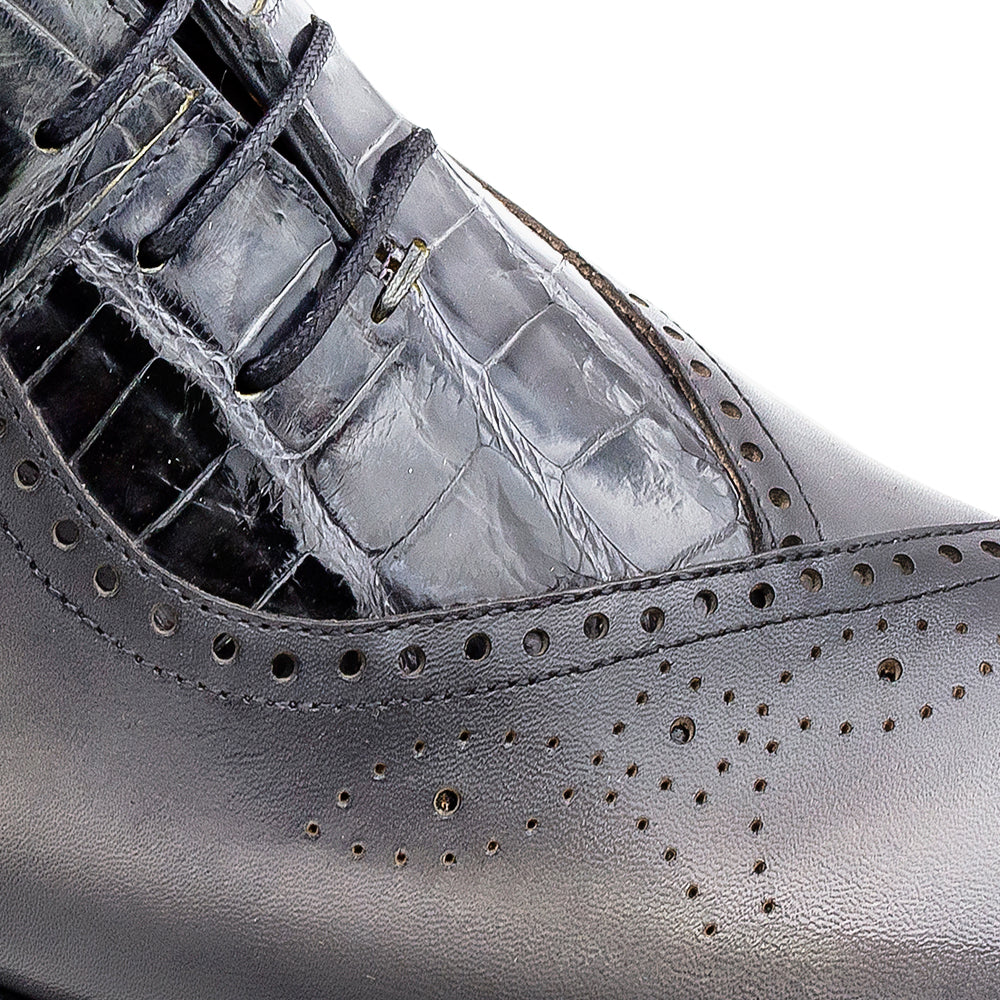 Calf/Alligator Oxford
