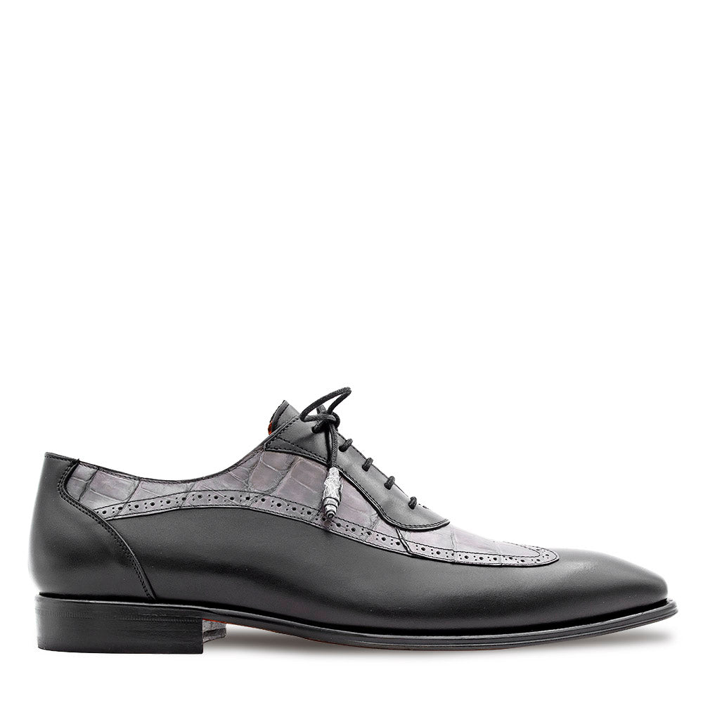 Two-tone Calf/Alligator Oxford