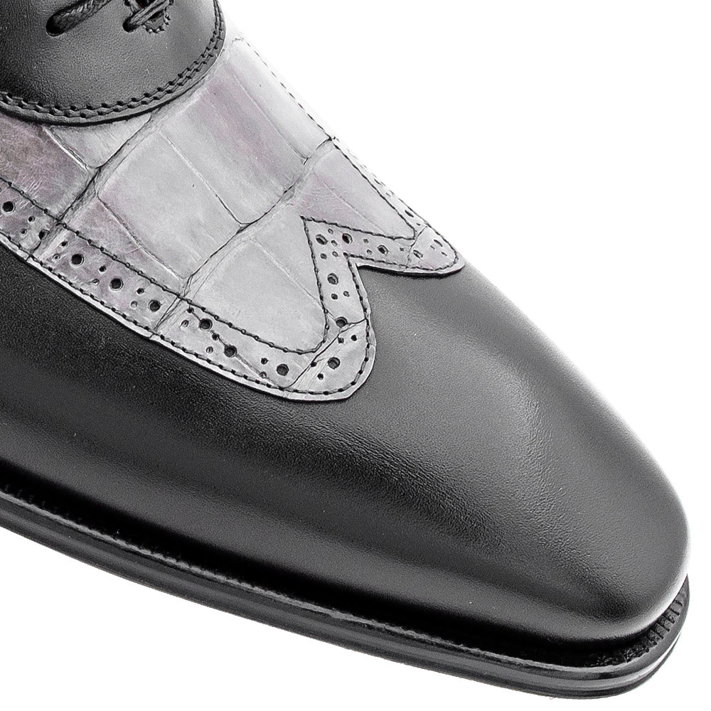 Two-tone Calf/Alligator Oxford