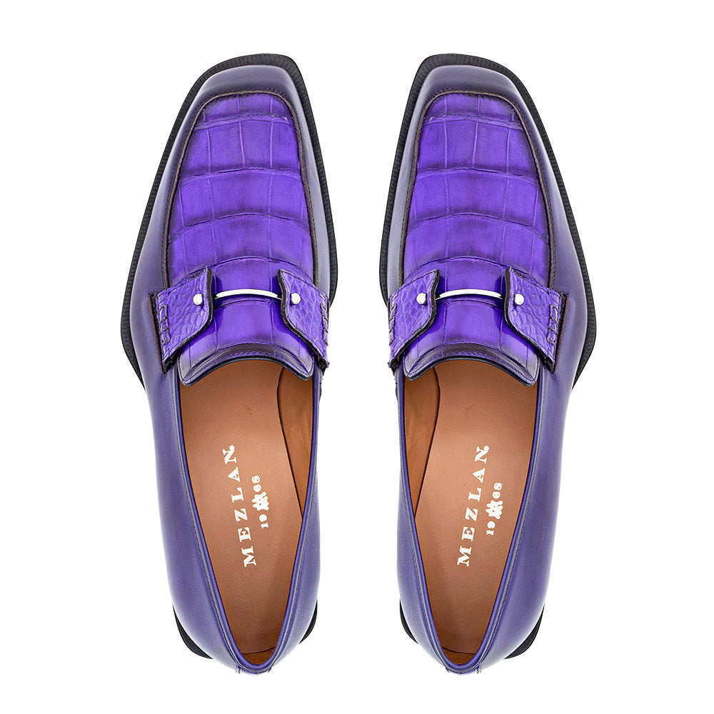 Calf/Alligator Slip On