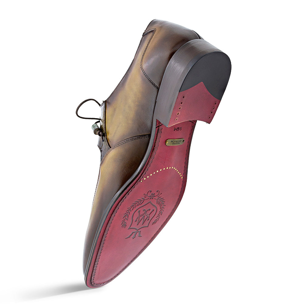 2-Eyelet Ostrich Paw Derby