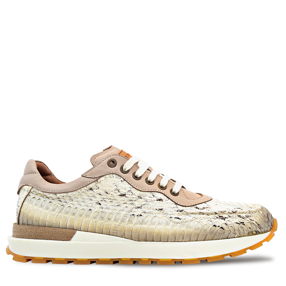 Snake/Calf Sneaker