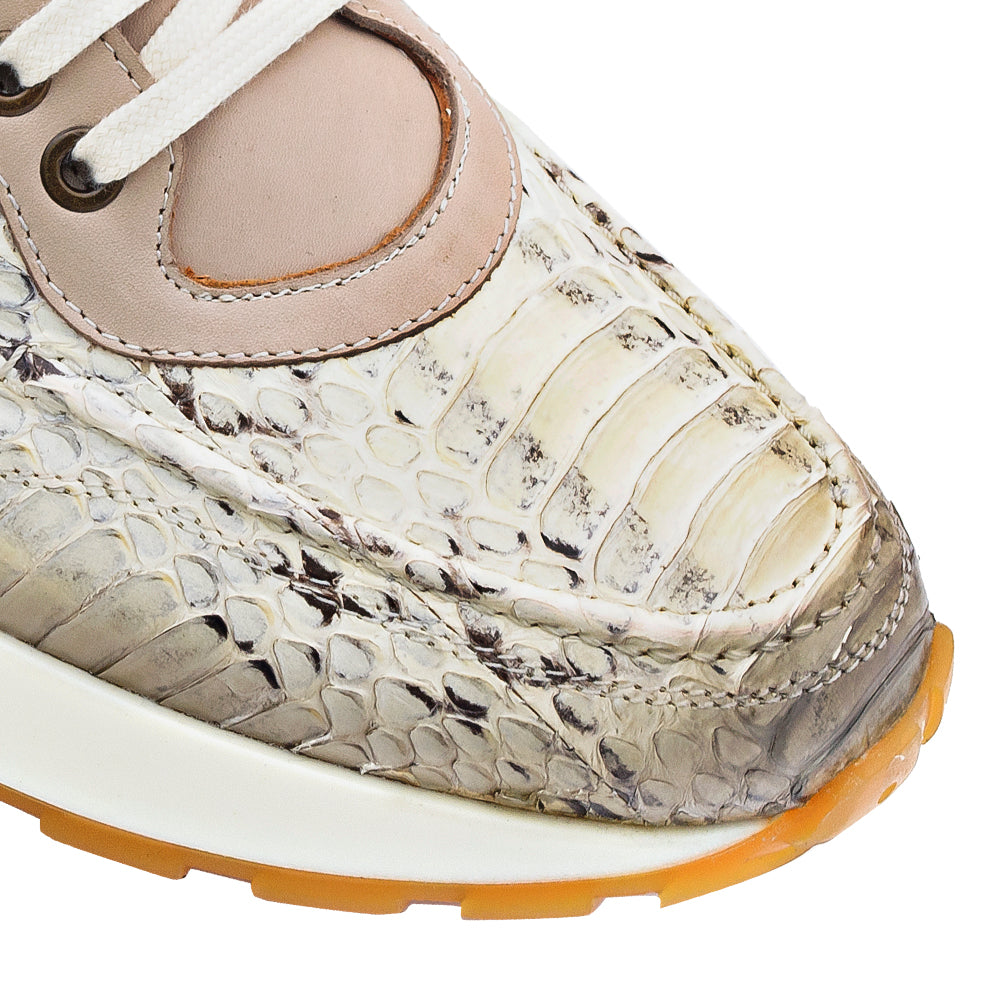 Snake/Calf Sneaker