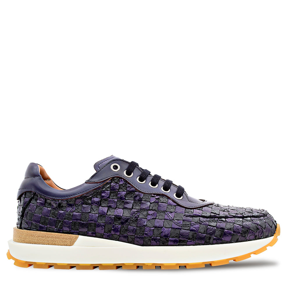 Snake/Calf Sneaker