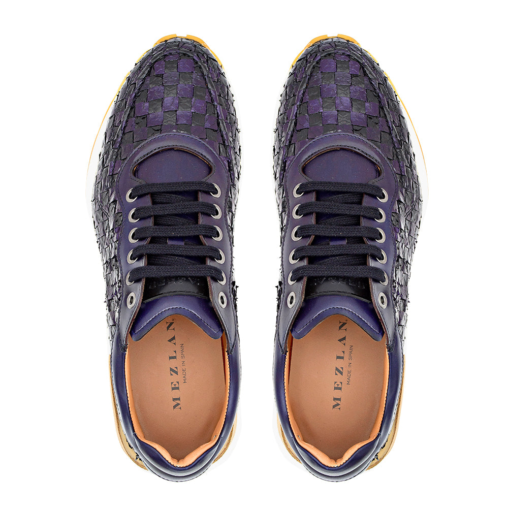 Snake/Calf Sneaker