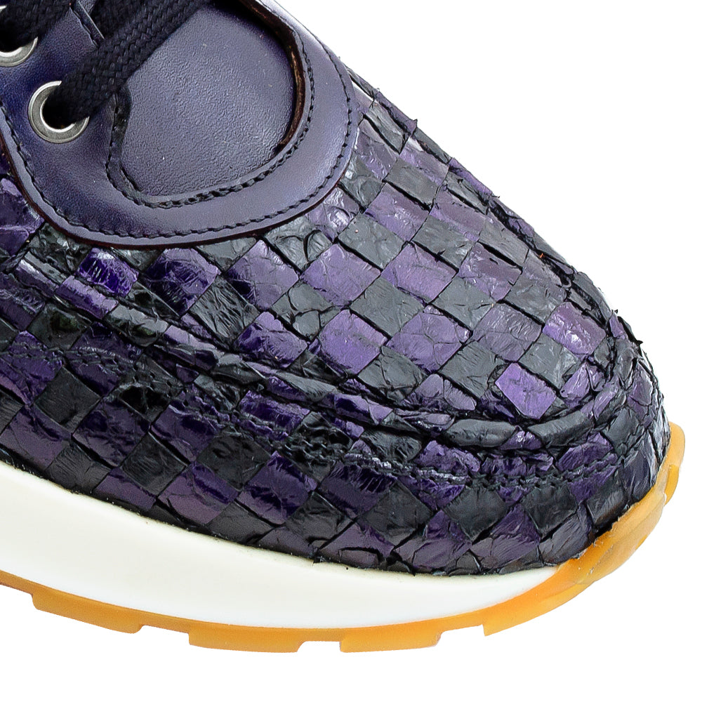 Snake/Calf Sneaker