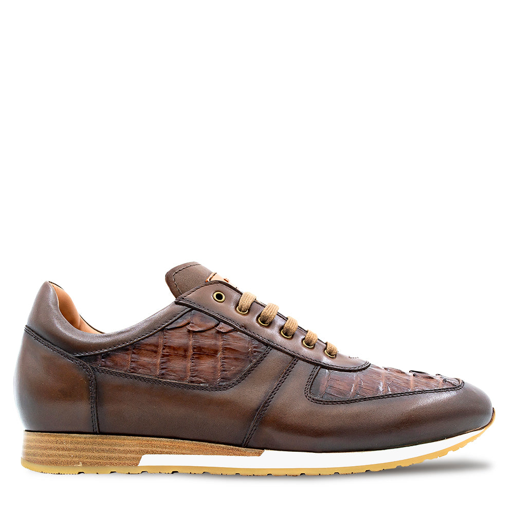 Calf/Crocodile Sneaker