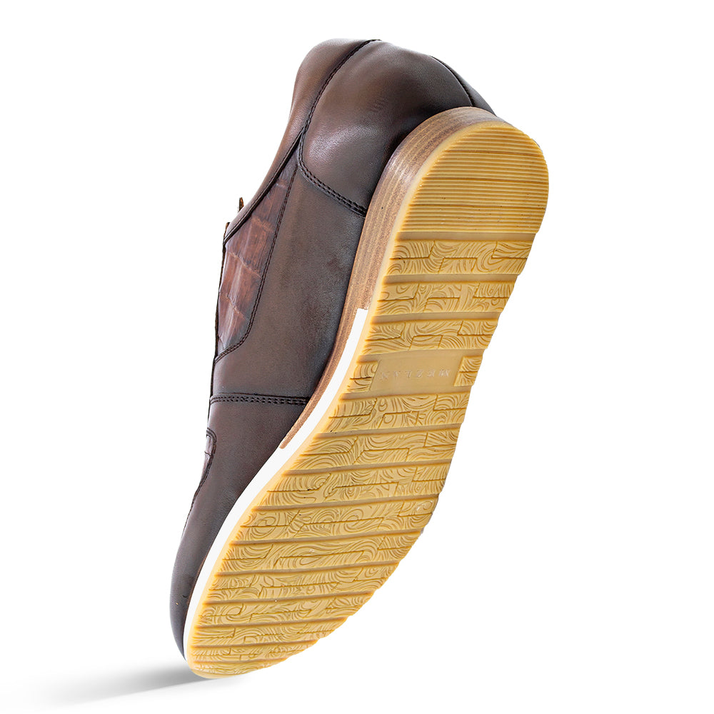 Calf/Crocodile Sneaker