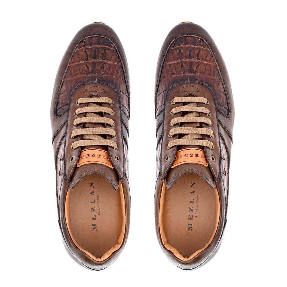 Calf/Crocodile Sneaker