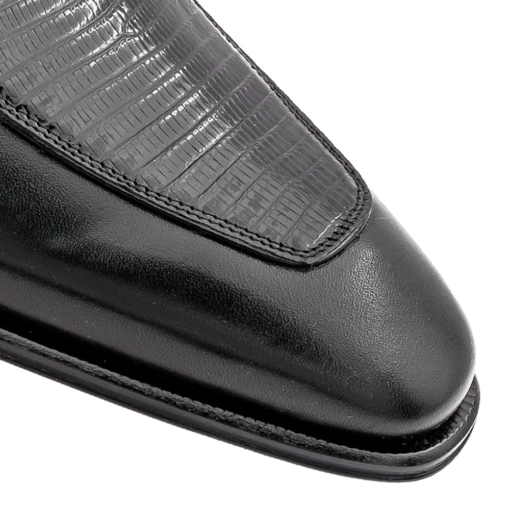 Calf/Lizard Dress Slip On