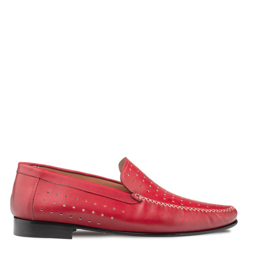 Perforated Calf Moccasin