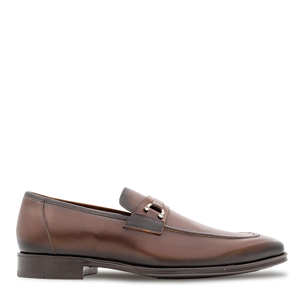 Patina Ornament Rubber Sole Loafer
