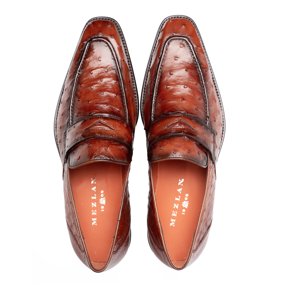 Ostrich Penny Loafer