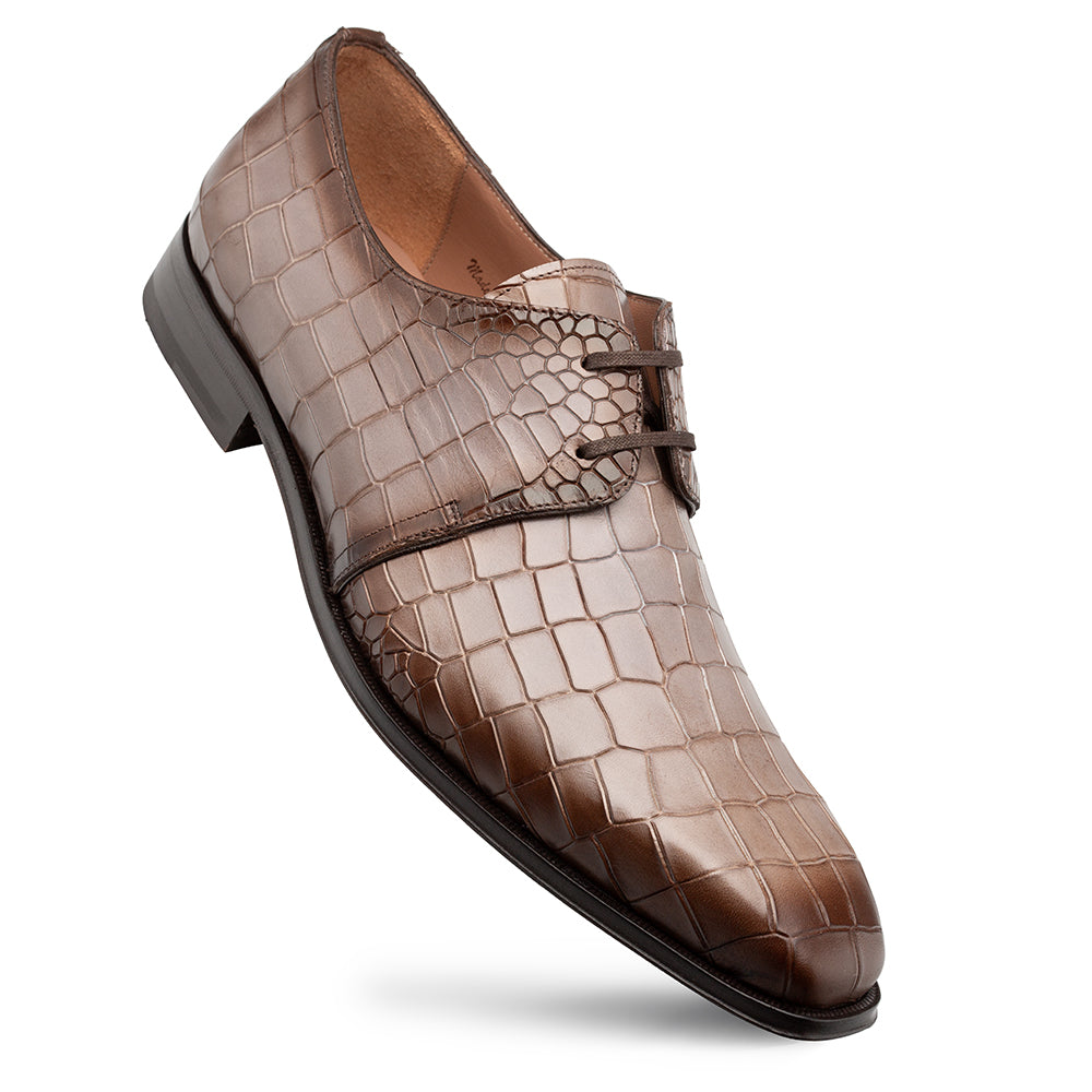 Embossed Croc Derby