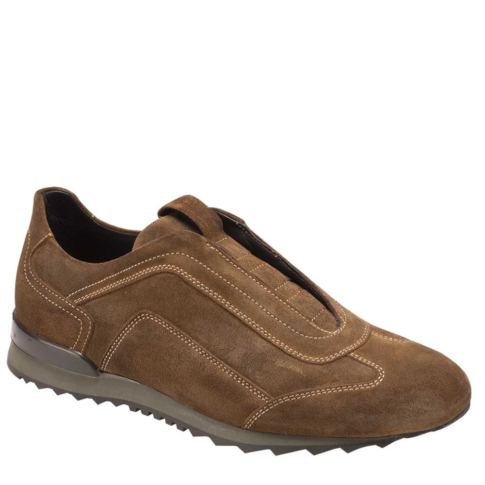 Bacco Bucci Zidane Brown Athleisure Slip On Shoes
