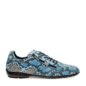 Blue Luxury Snakeskin shoes