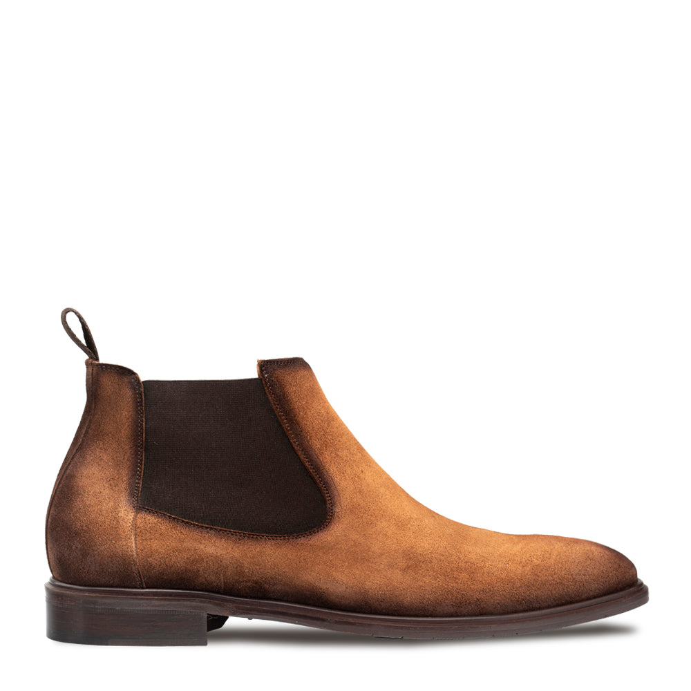 Tan Men's Suede Chelsea Boot on Sale - Mezlan Warehouse