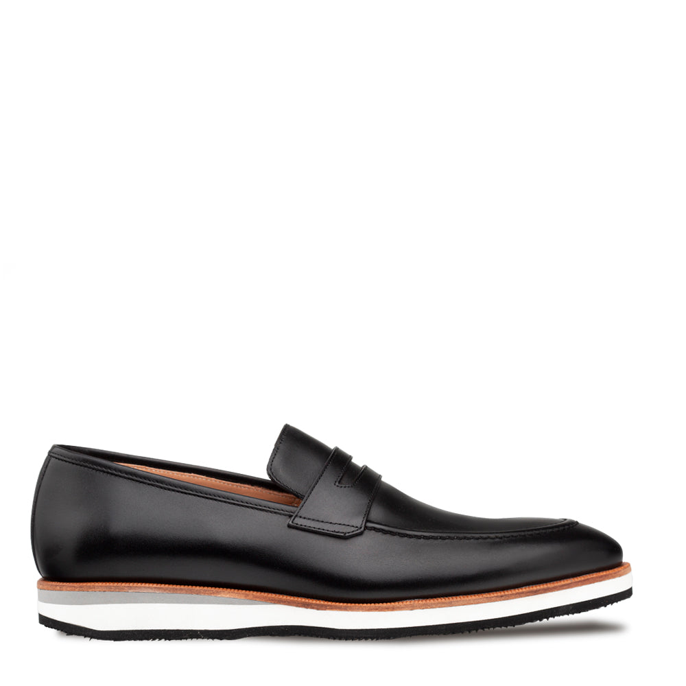 Black Men's Dress-Casual Comfort Penny Loafer on Sale - Mezlan Warehouse