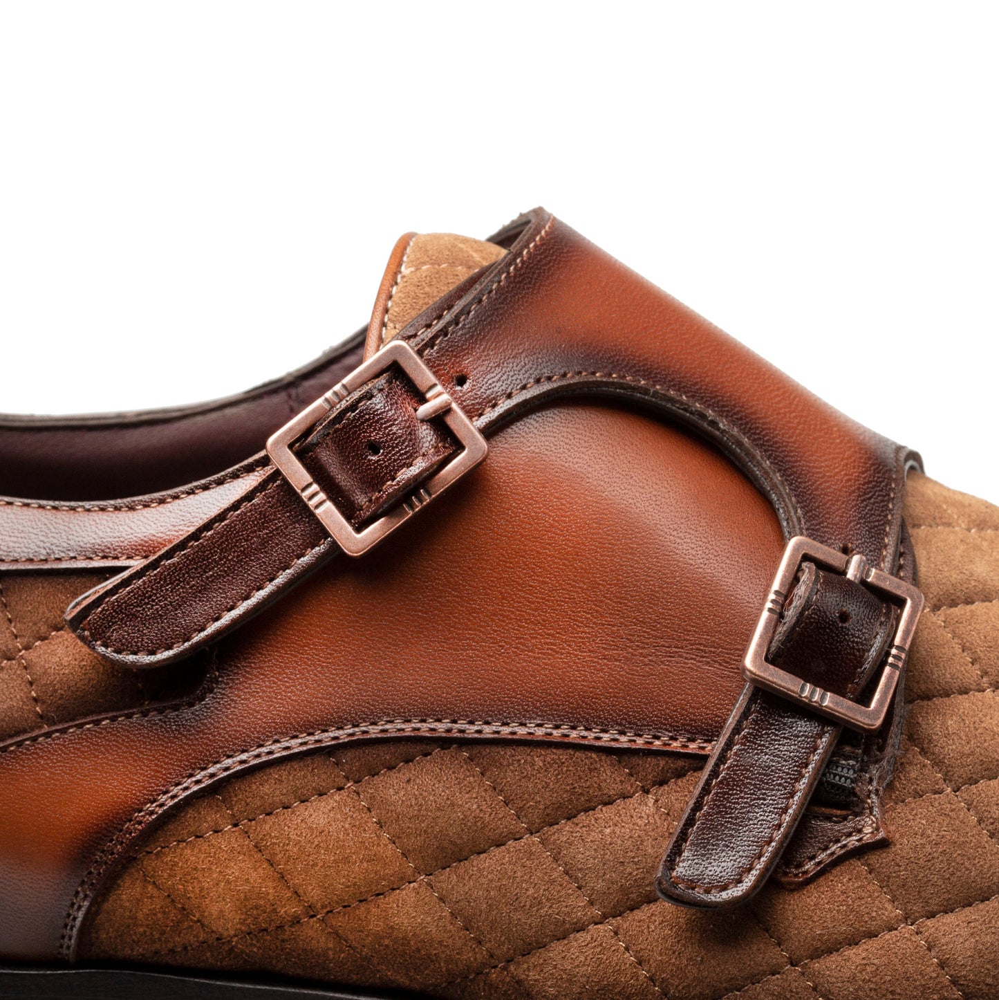 Quilted Double Monk Strap