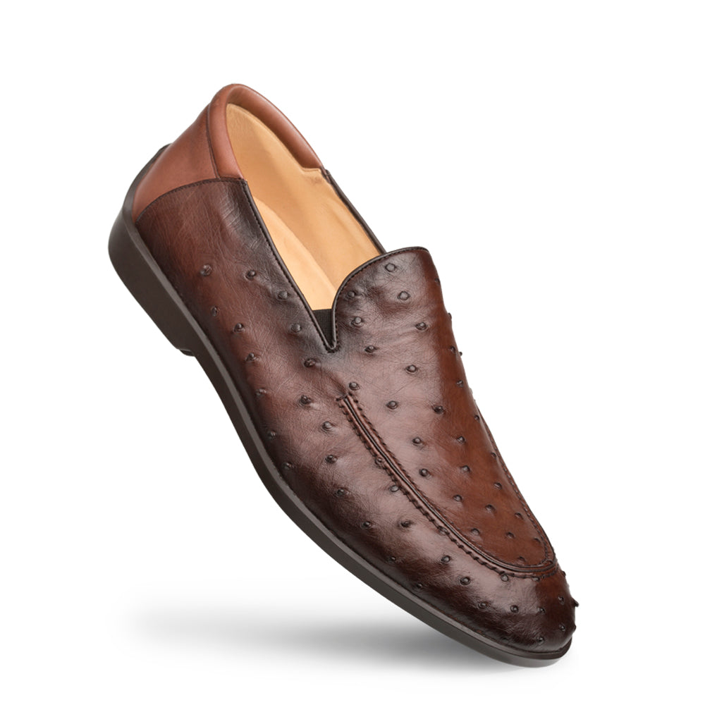 Ostrich Rubber Sole Loafer