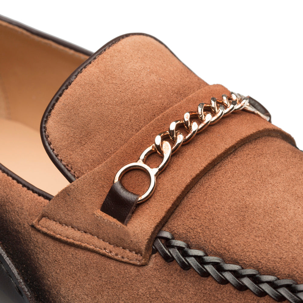 Suede Ornament Loafer